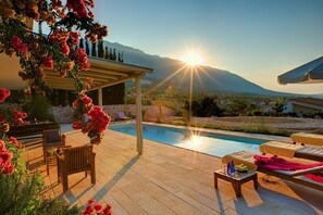 Deluxe Villa, 3 Bedrooms | Terrace/patio - Ideales Resort (Kefalonia)