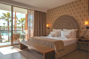 Superior Double Room, Pool View | Minibar, in-room safe, desk, blackout curtains - Wine & Books by the Sea, Algarve Resort (Albufeira)