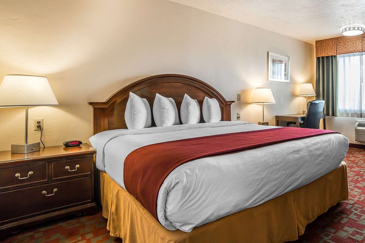Standard Room, 1 King Bed, Non Smoking | Premium bedding, in-room safe, desk, iron/ironing board
