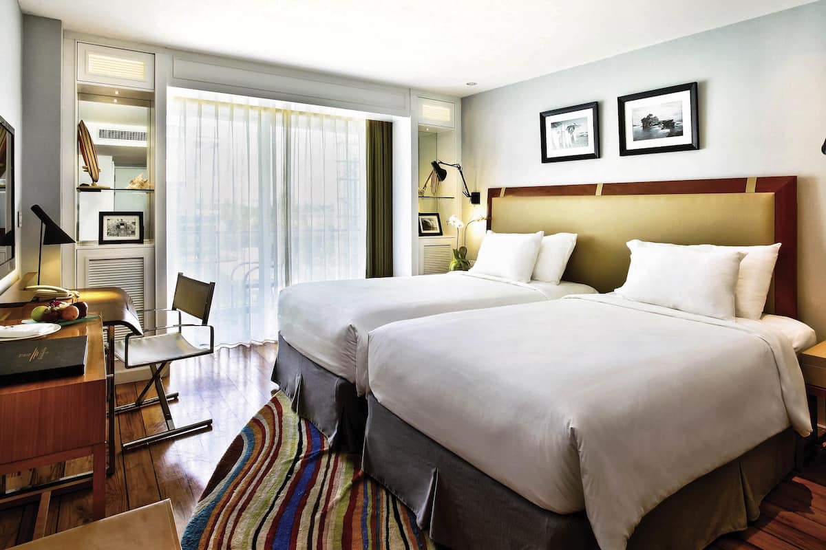 In-room safe, desk, laptop workspace, blackout drapes