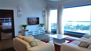 In-room safe, desk, iron/ironing board, free cribs/infant beds