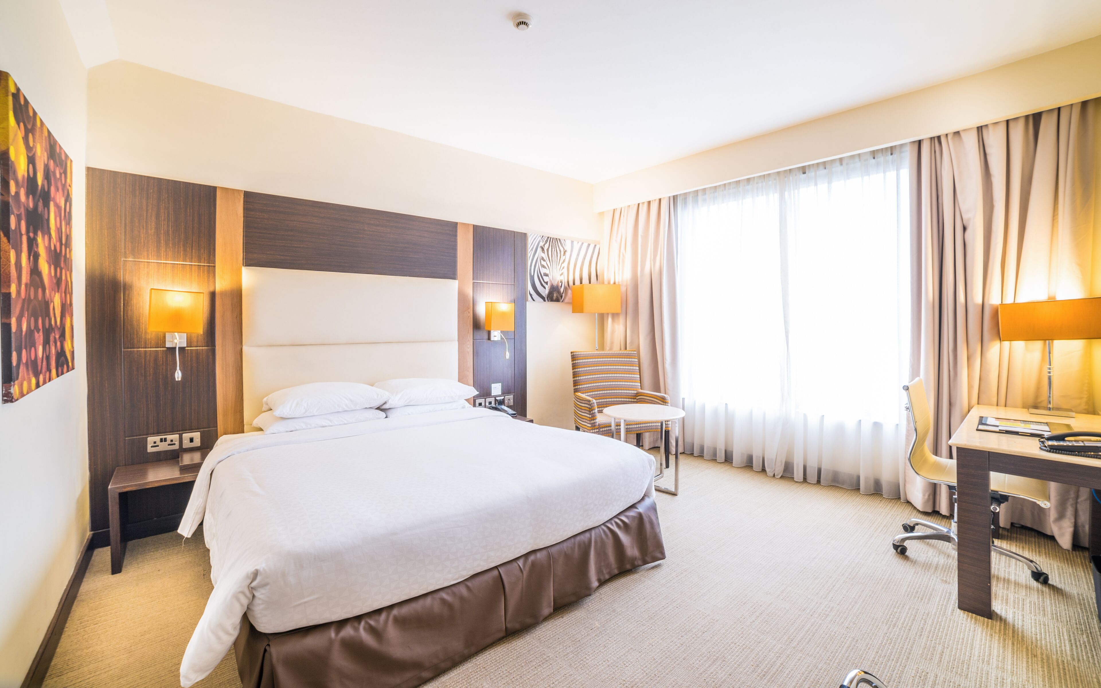 premium bedding, minibar, in-room safe, desk