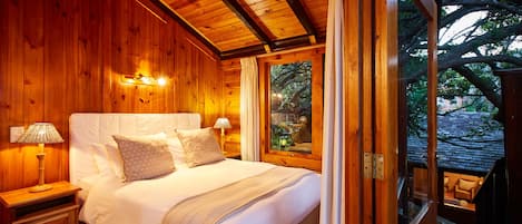 Hillside Chalet | 2 slaapkamers, lakens van Egyptisch katoen, luxe beddengoed