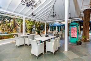 Breakfast, lunch, dinner served; international cuisine, pool views  - The Tamarind Hotel Anjuna, Goa (Anjuna)