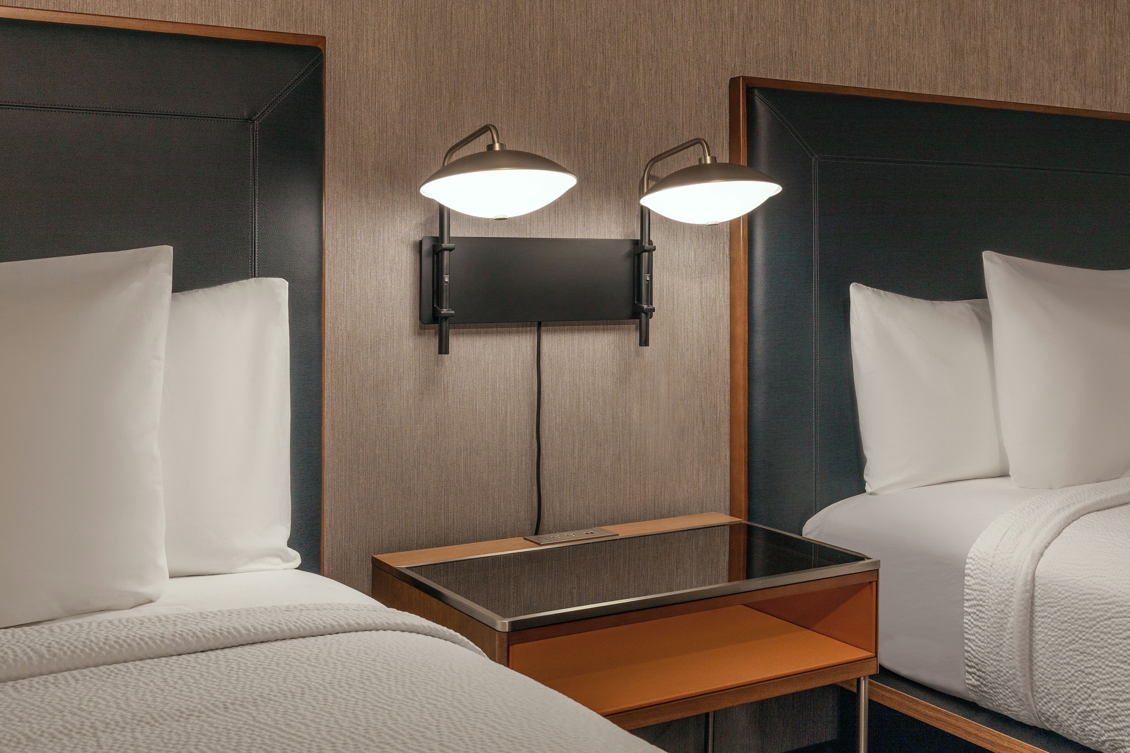 room, 2 queen beds, non smoking | in-room safe, desk, iron/ironing board, free cots/infant beds