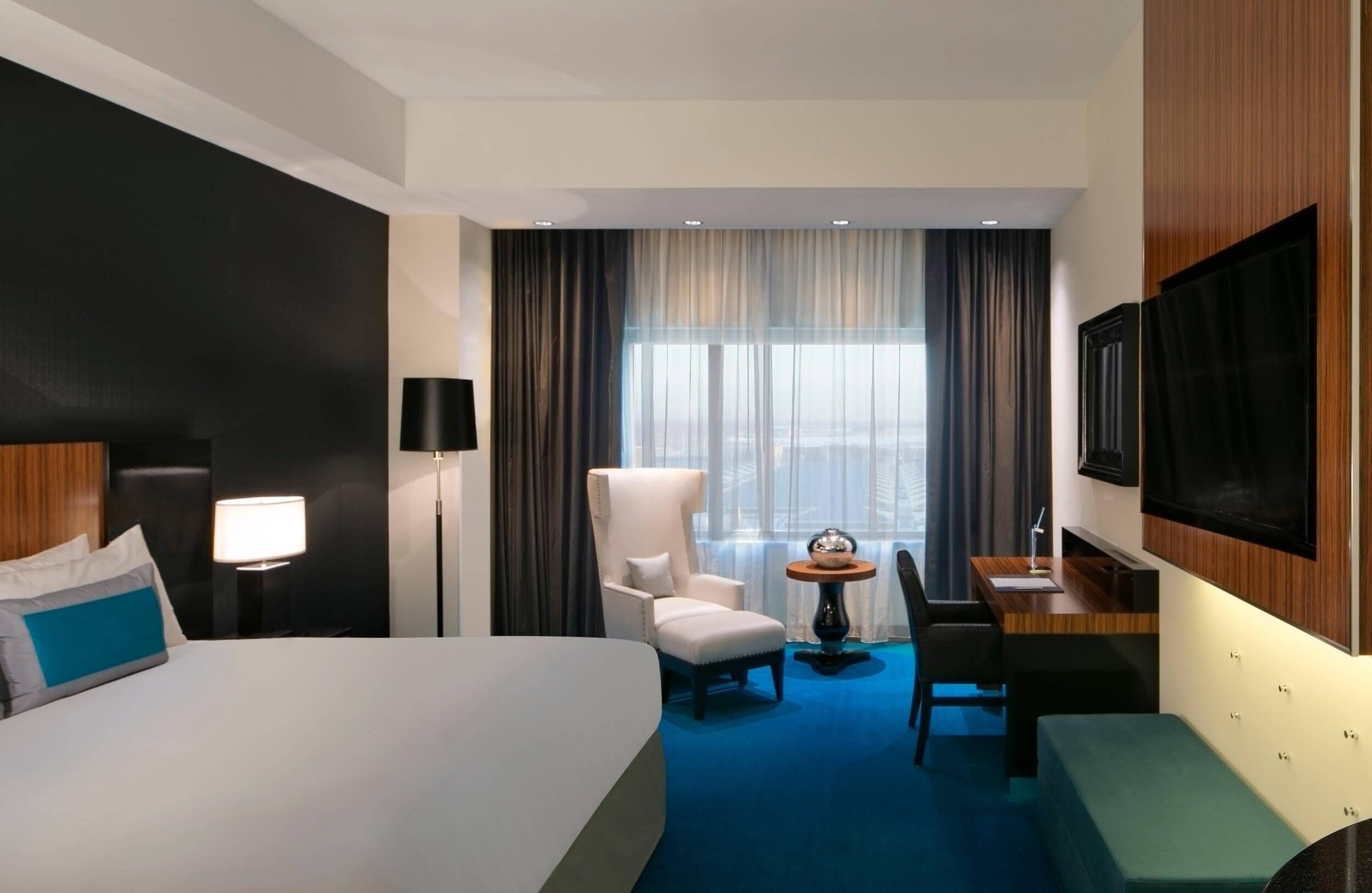 Premium bedding, down duvets, pillow-top beds, in-room safe