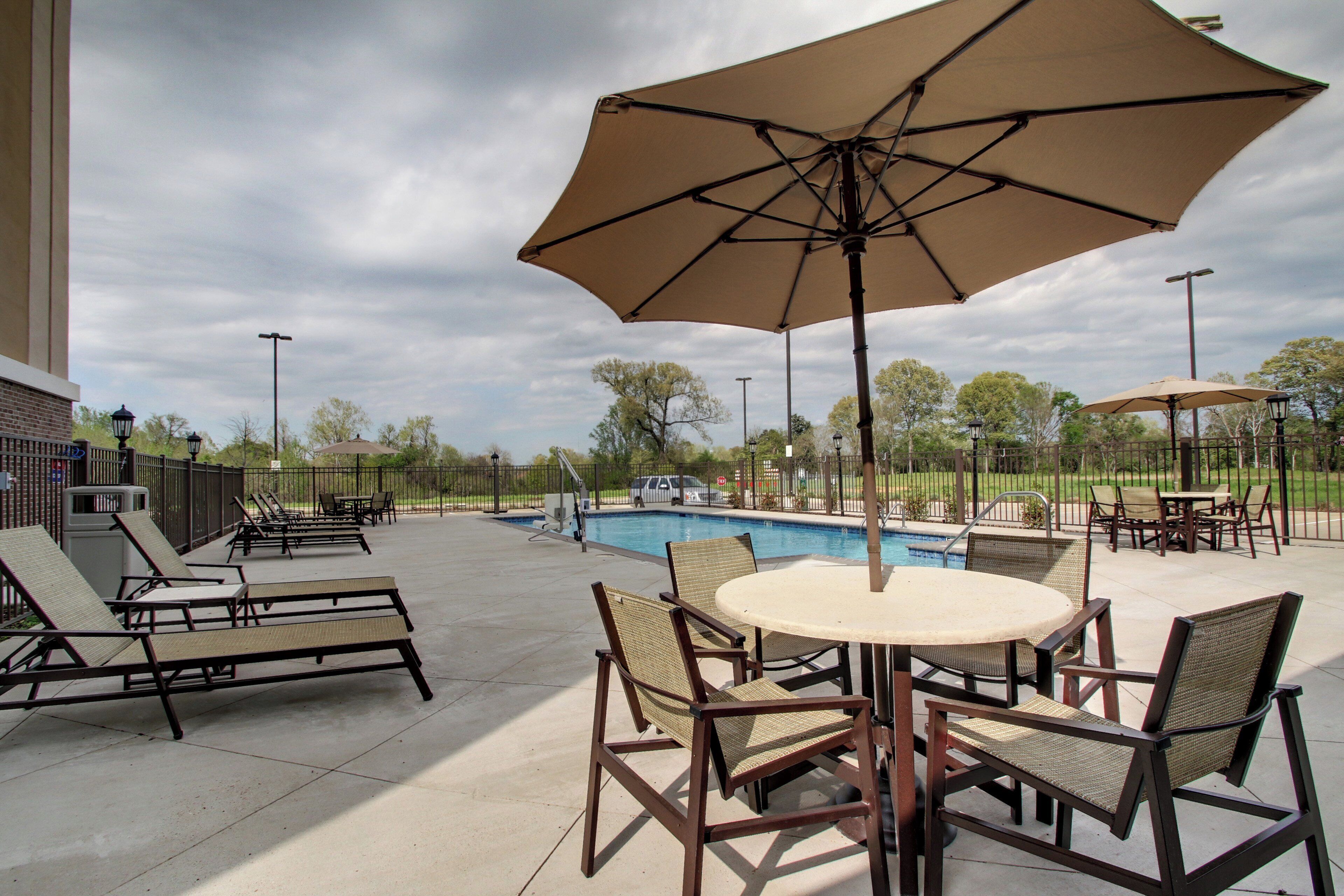 Seasonal outdoor pool