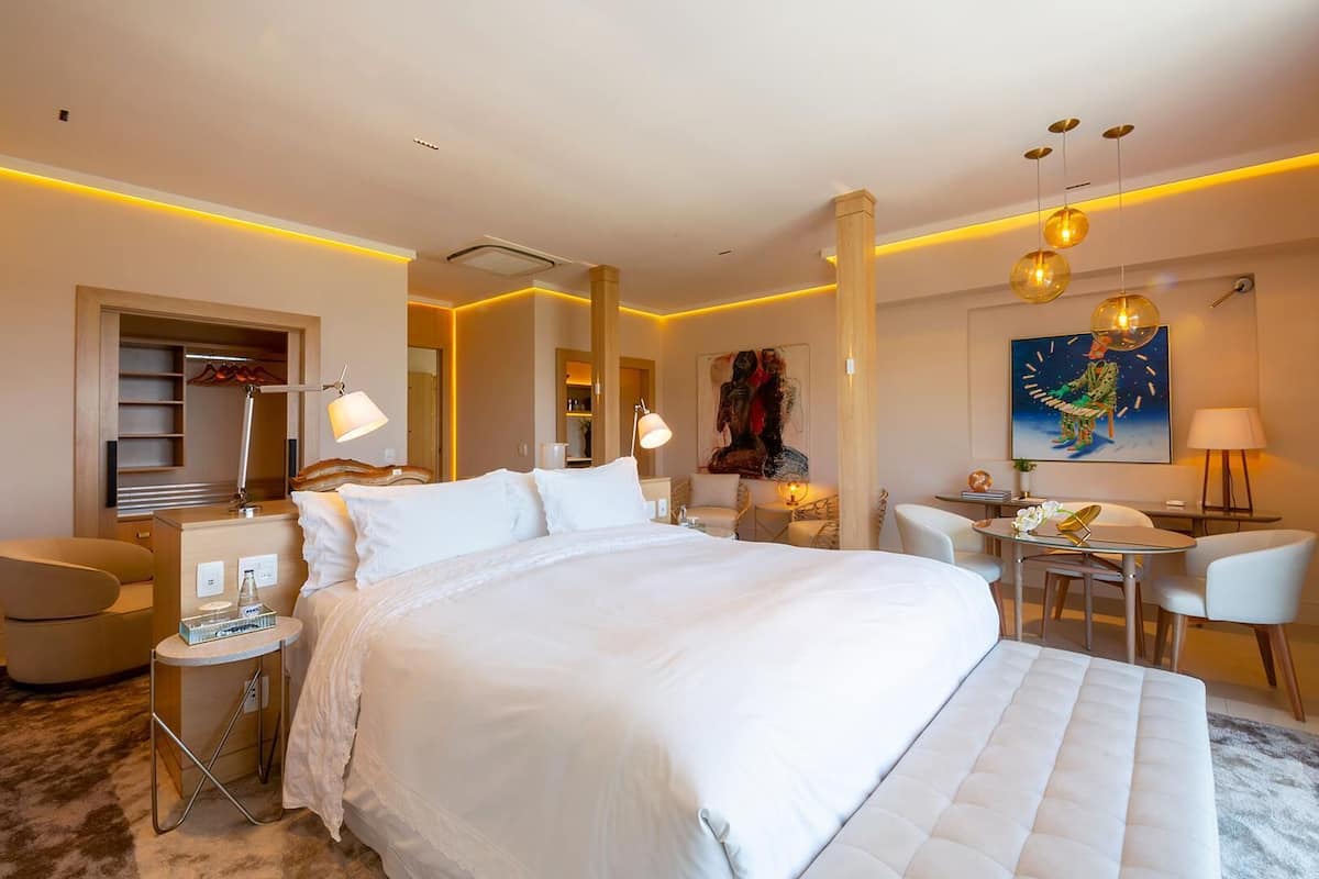 1 kamar tidur, seprai katun Mesir, seprai premium, dan brankas