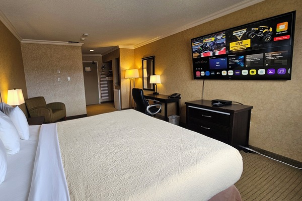 Classic Room, 1 Katil Raja (King) | Peralatan tempat tidur premium, katil Tempur-Pedic, bar mini, meja