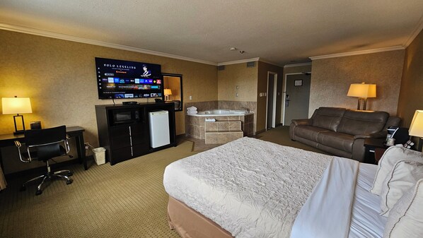 Luxury Single Room, Jetted Tub | Premium bedding, Tempur-Pedic beds, minibar, desk