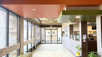 Interior entrance