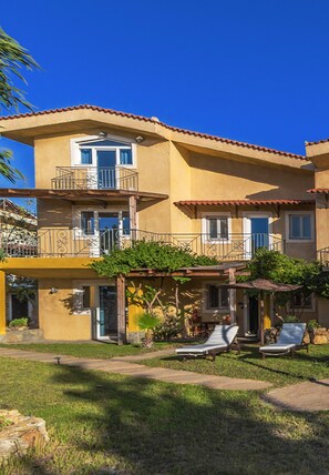 Suite, Sea View, Garden Area | 1 bedroom, in-room safe, individually furnished, desk - The Small Village (Kos)