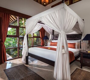 Family Villa, 2 Bedrooms, Pool Access | Minibar, in-room safe, desk, laptop workspace - Bidadari Private Villas & Retreat (Ubud)