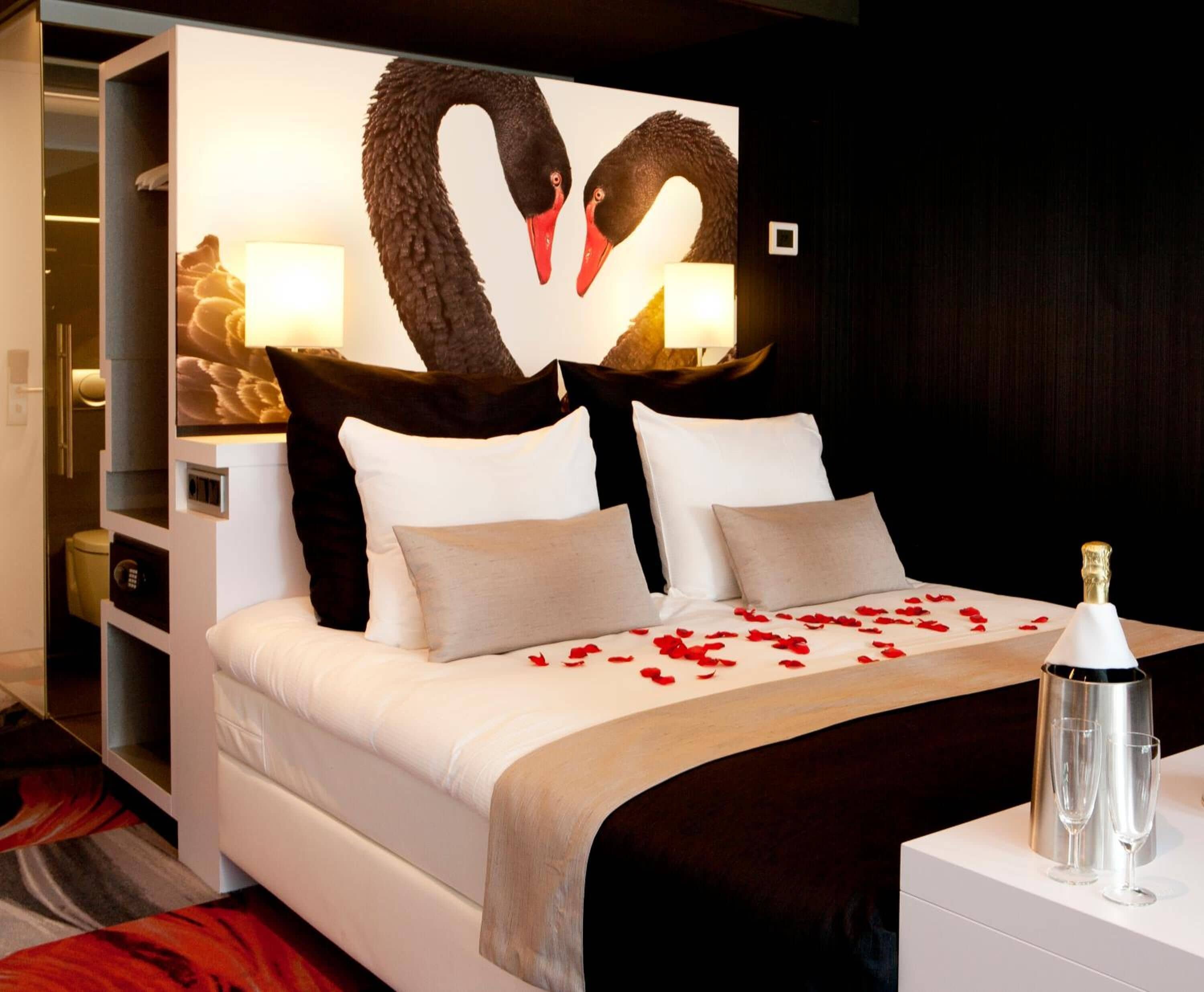 In-room safe, desk, blackout curtains, cots/infant beds