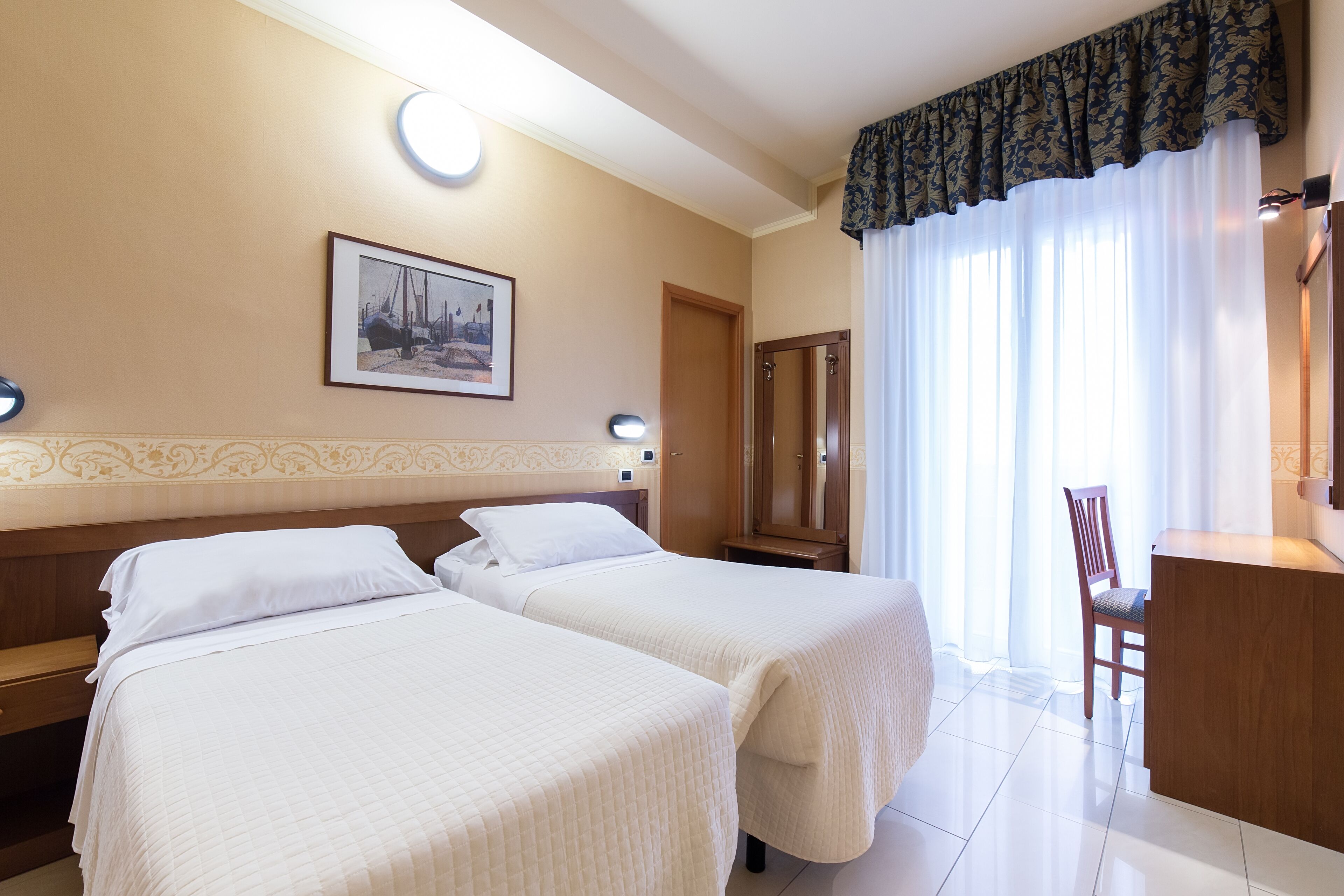 double or twin room | hypo-allergenic bedding, down duvets, in-room safe