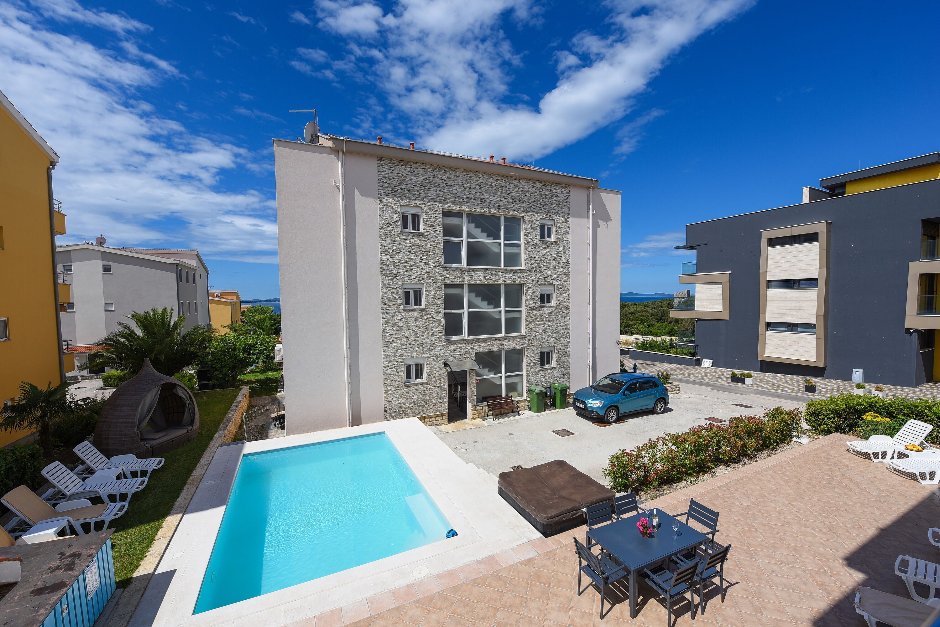 Voorkant van accommodatie