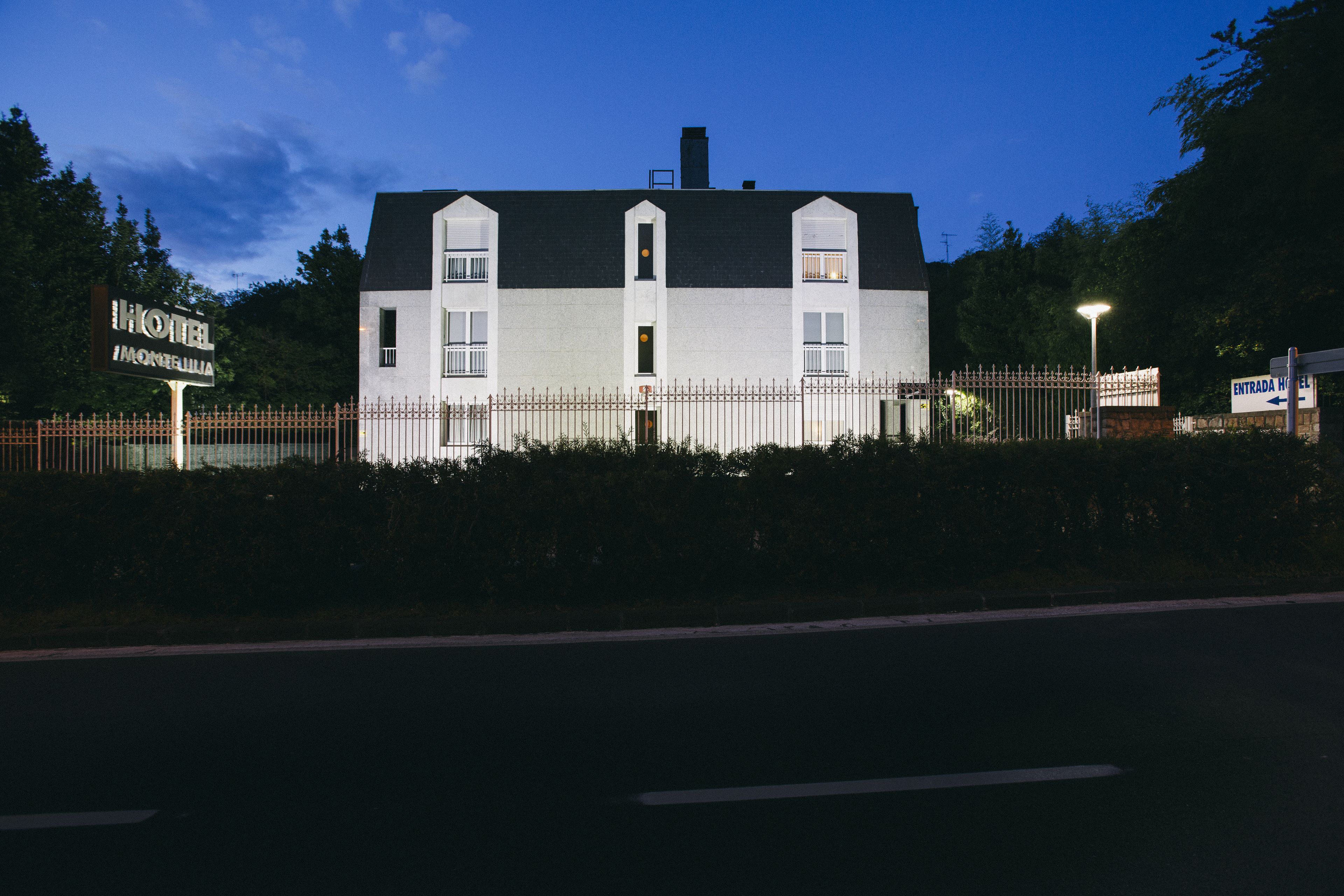 front of property – evening/night