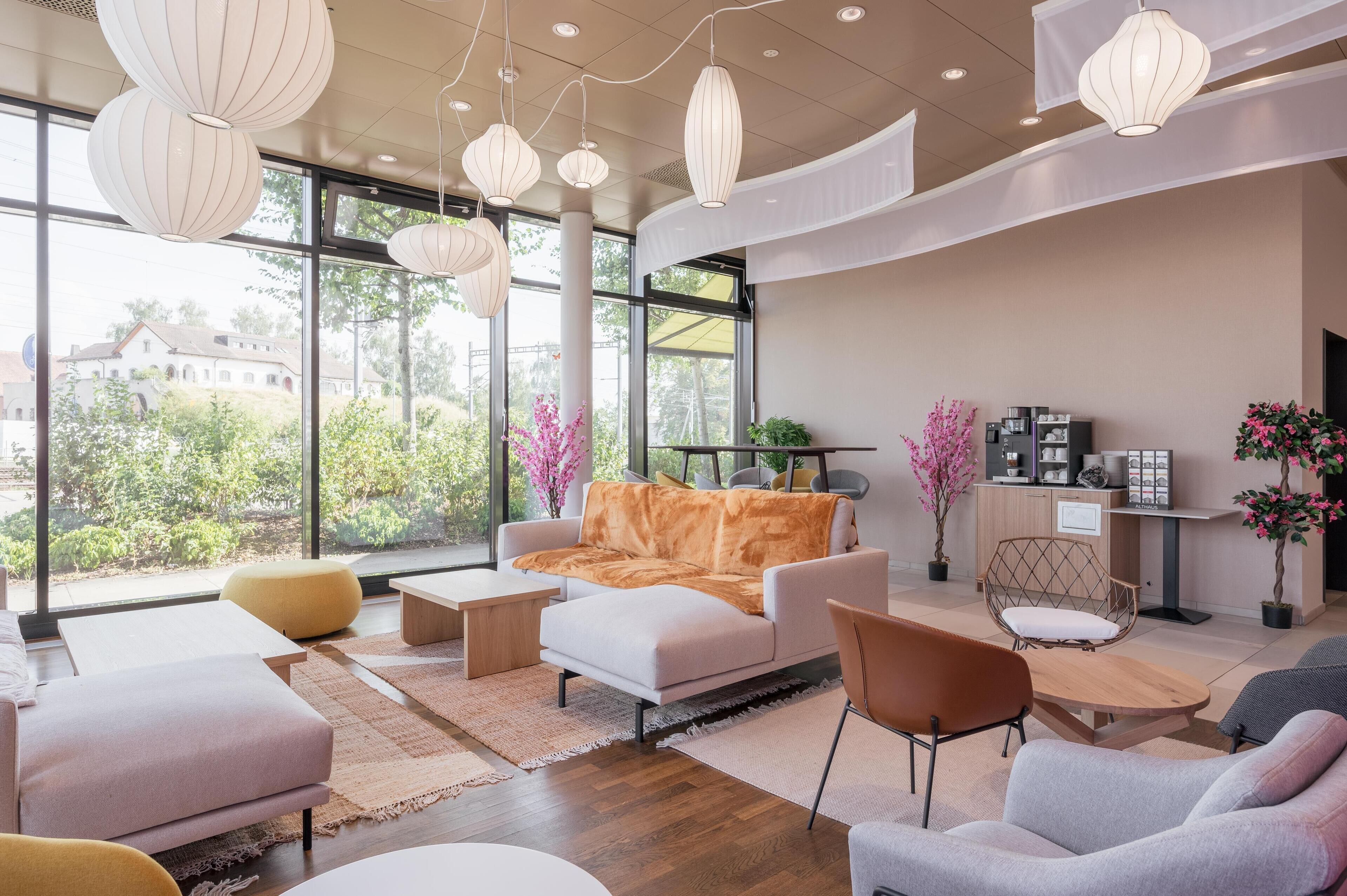 Mostrador para check-in y check-out