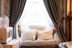 Romantic Suite, “Victorian Room” | Egyptian cotton sheets, premium bedding, individually decorated