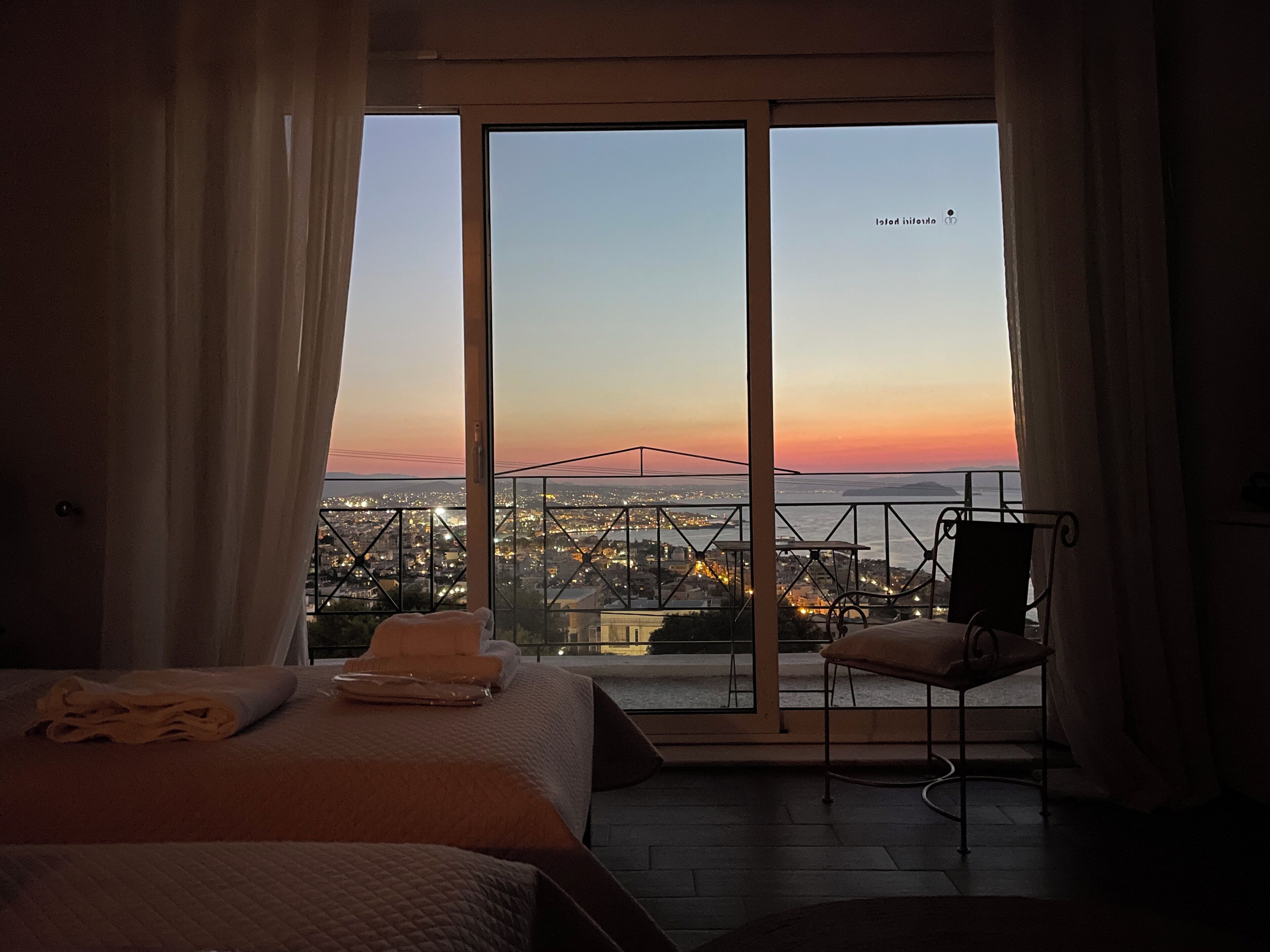 panoramic double or twin room, 1 bedroom, city view, oceanfront | 1 bedroom, egyptian cotton sheets, premium bedding, minibar