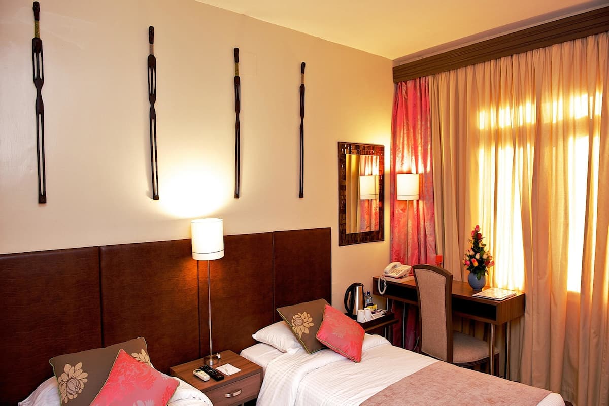 1 habitación y ropa de cama de alta calidad