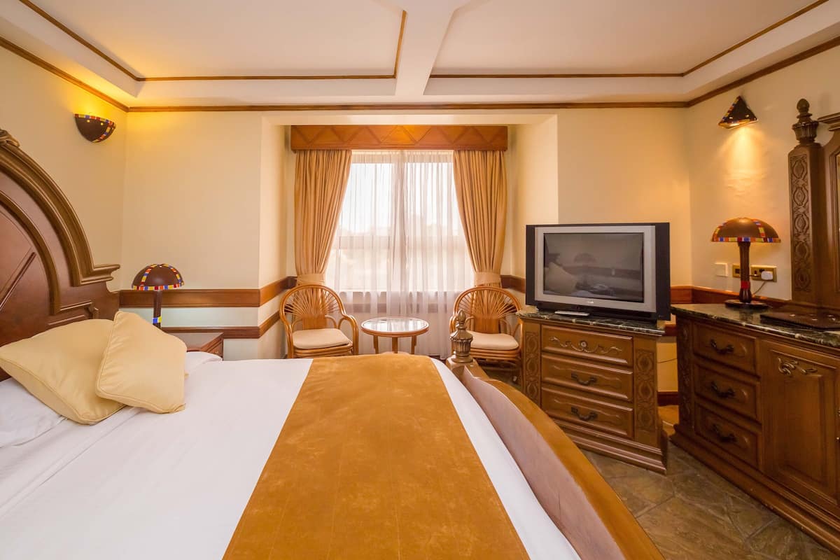 1 habitación y ropa de cama de alta calidad