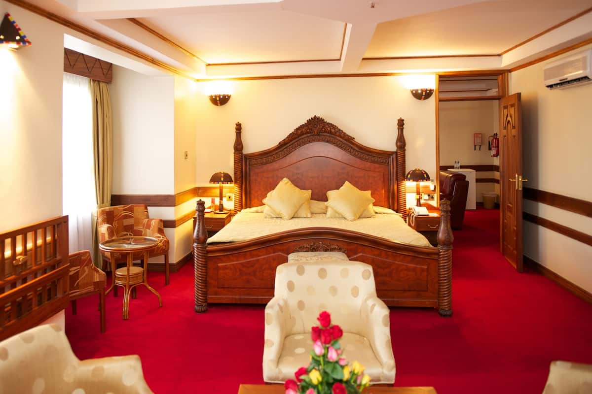 1 habitación y ropa de cama de alta calidad
