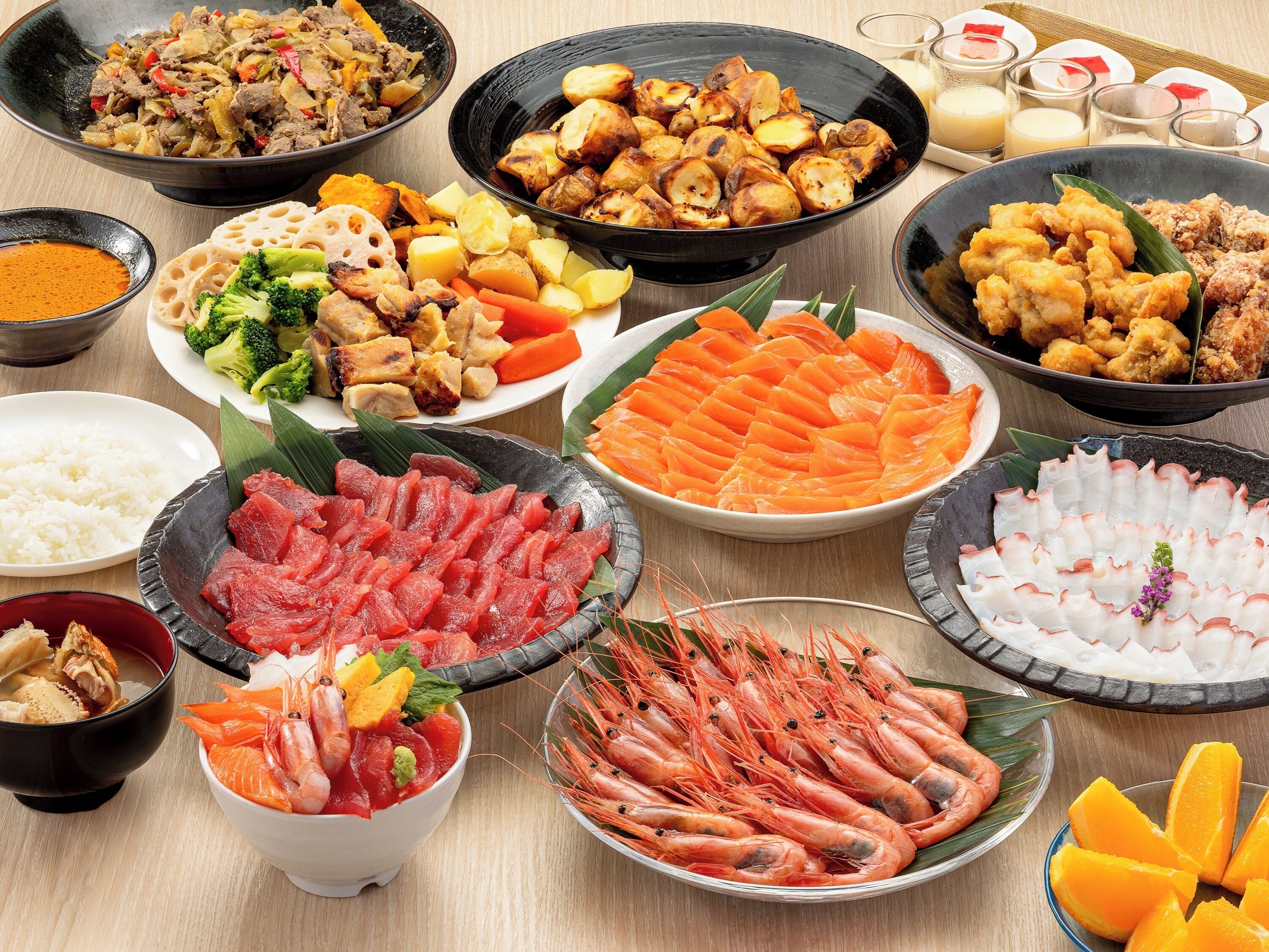 Daily buffet breakfast for a fee