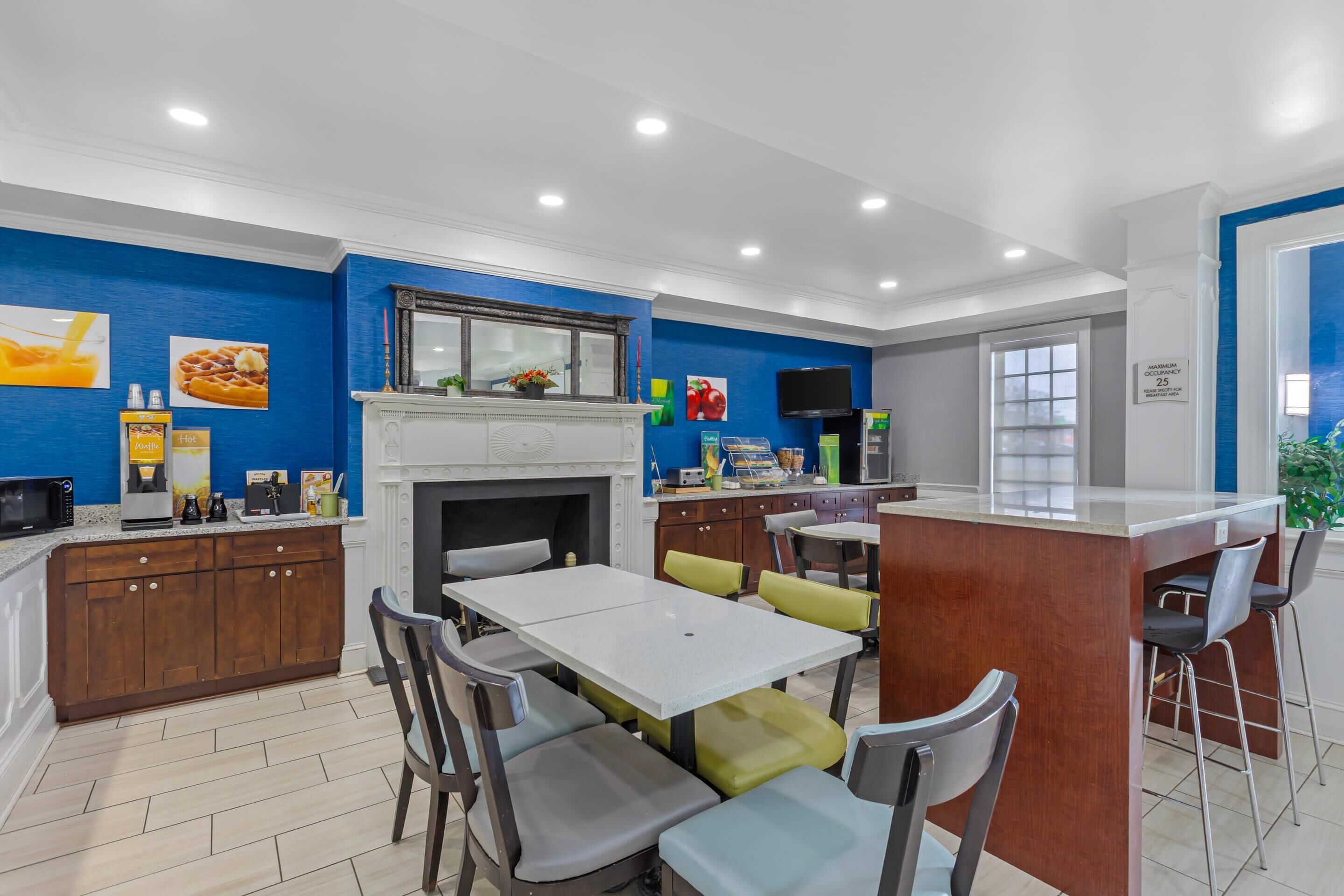 Kontinental frokost er inkludert