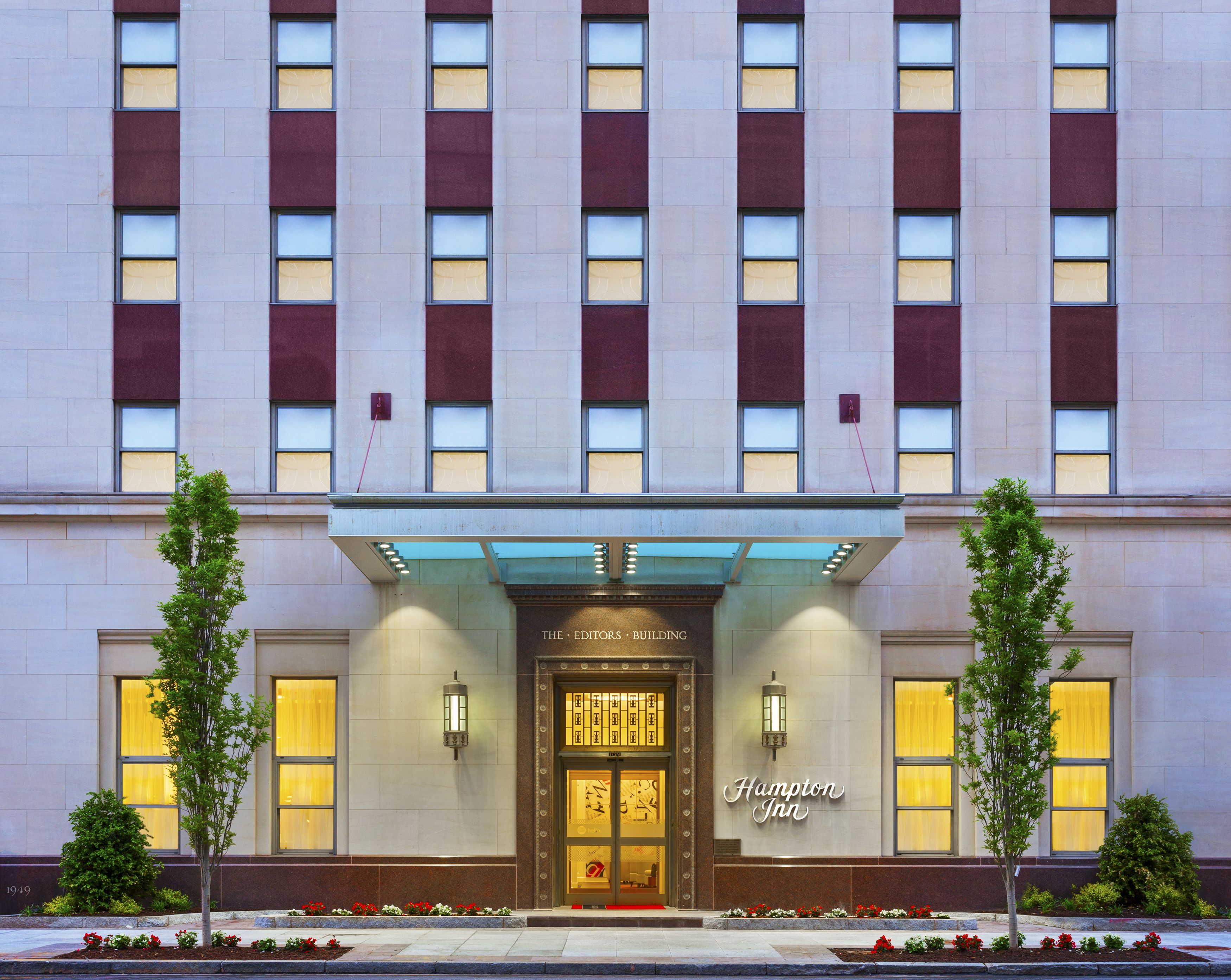 front of property – evening/night