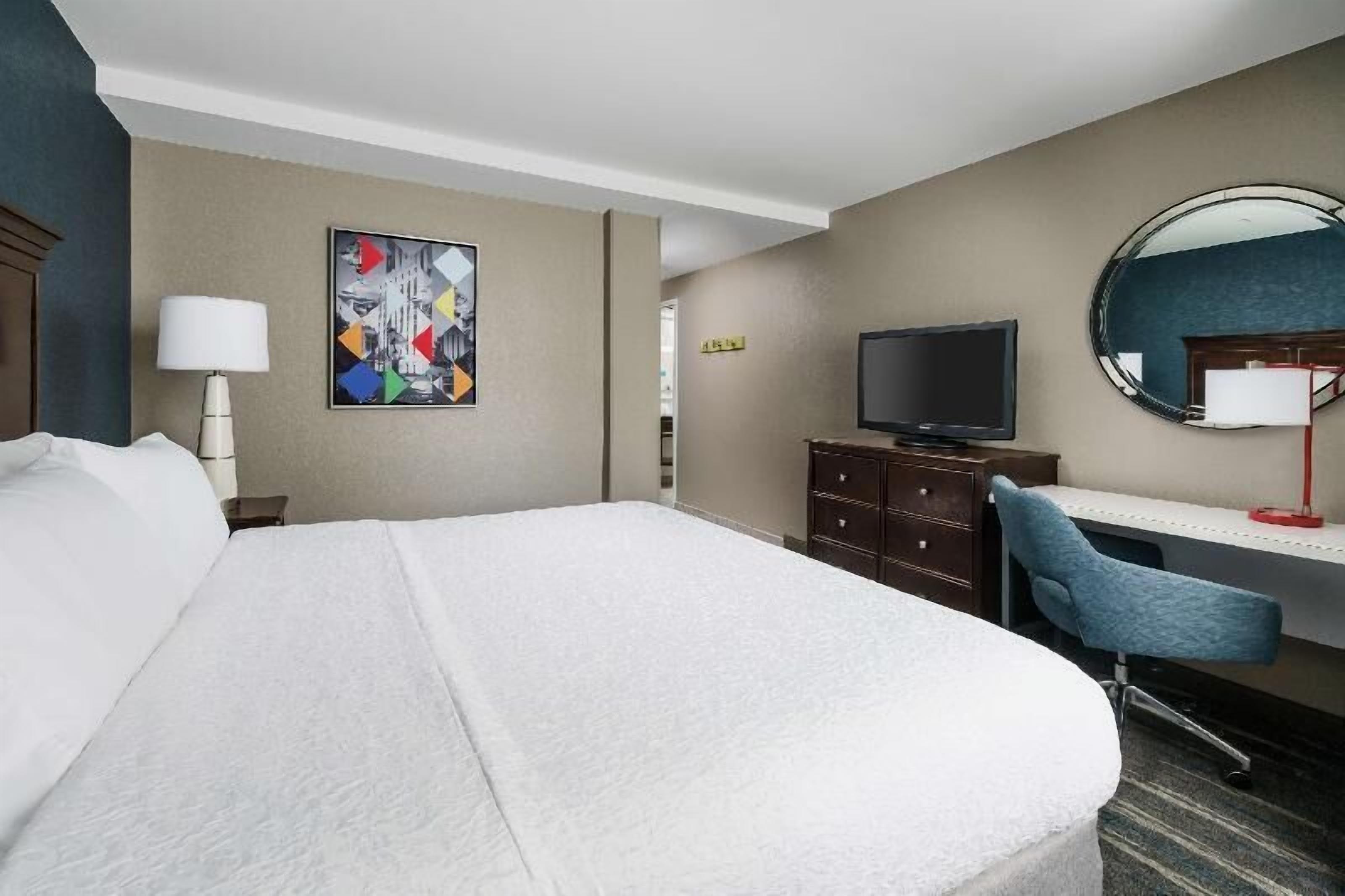 In-room safe, desk, laptop workspace, iron/ironing board