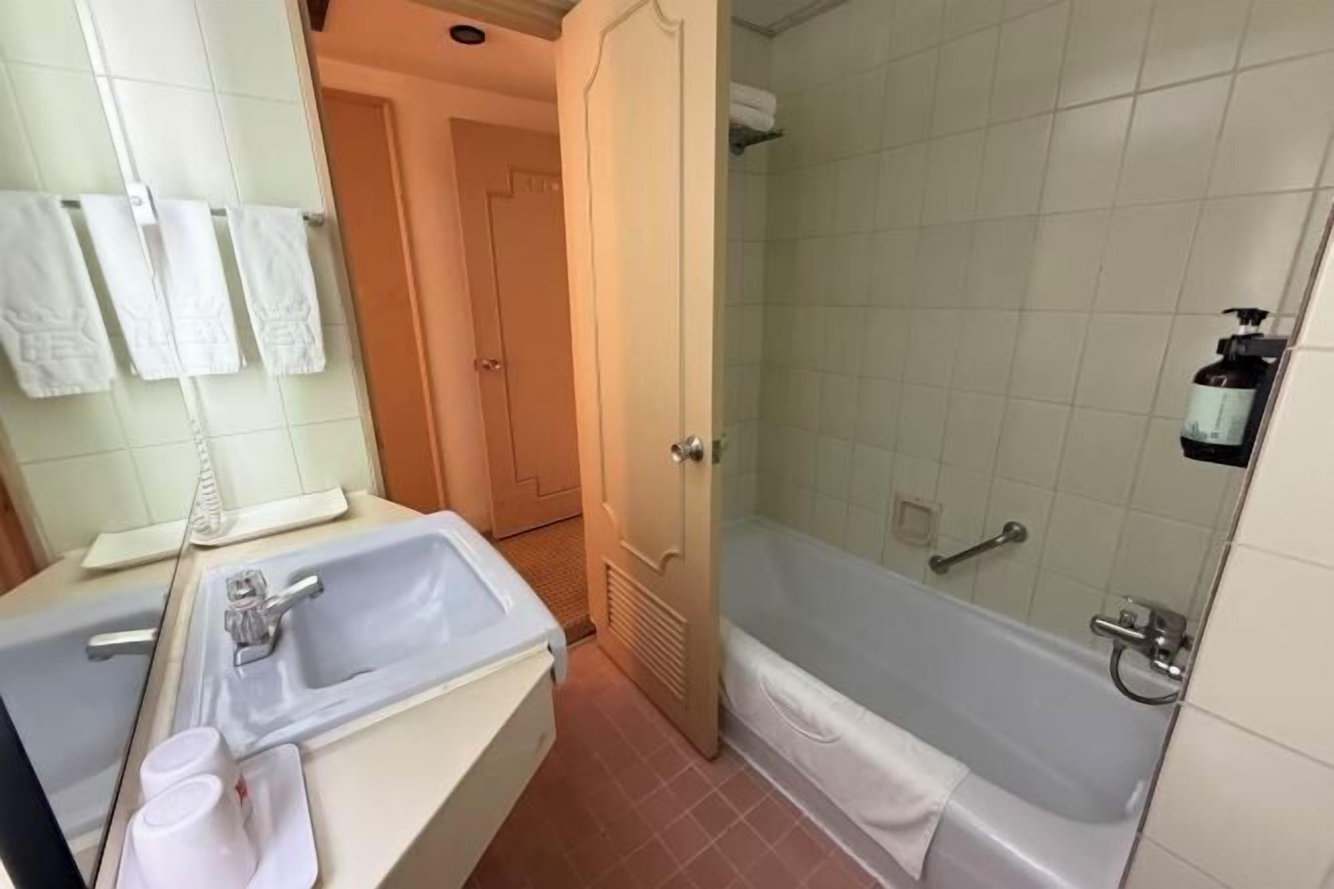 Hair dryer, slippers, electronic bidet, towels