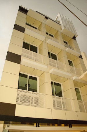 Façade de l’hébergement