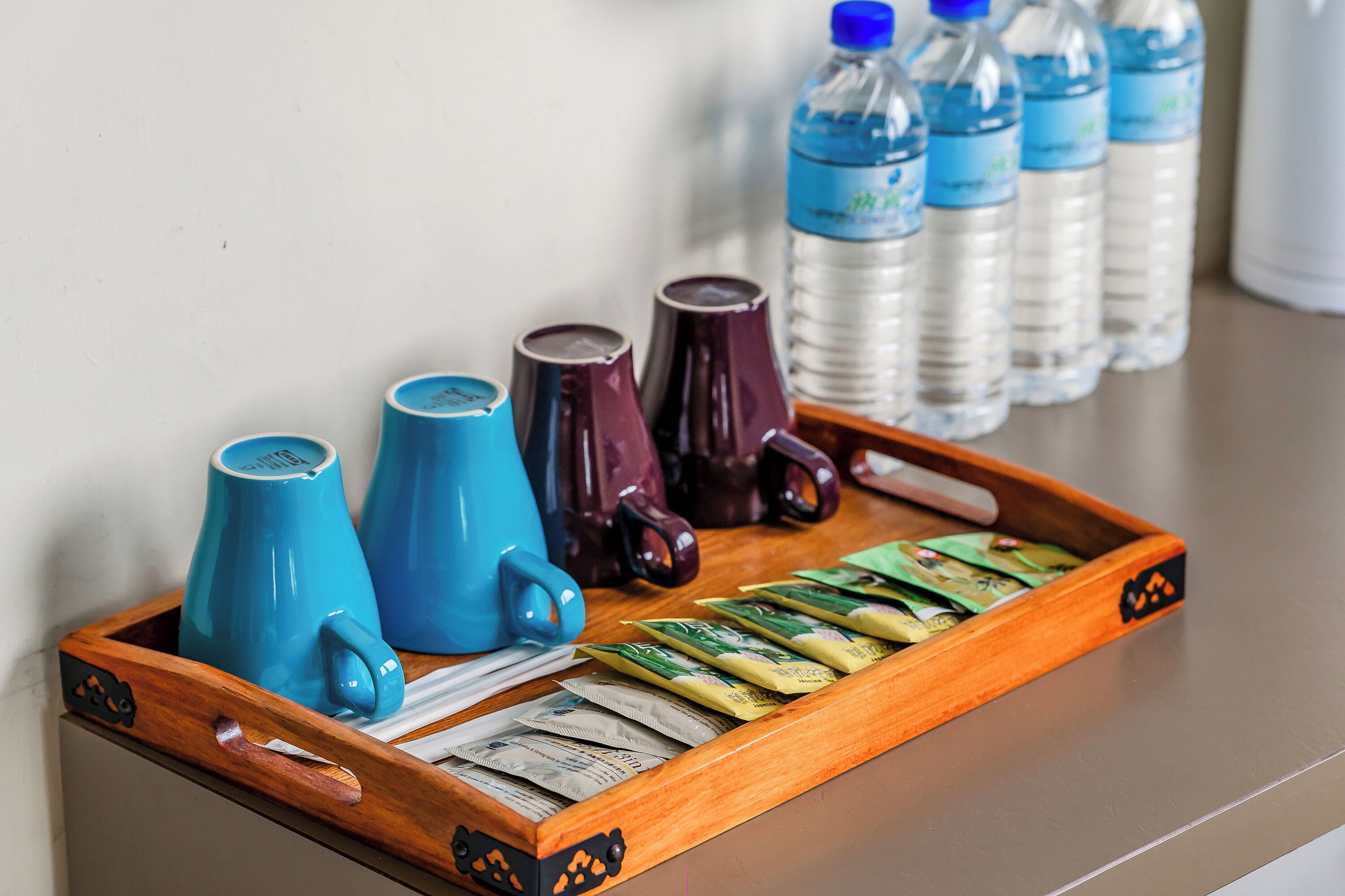 deluxe quadruple room | desk, blackout curtains, soundproofing, free wired internet