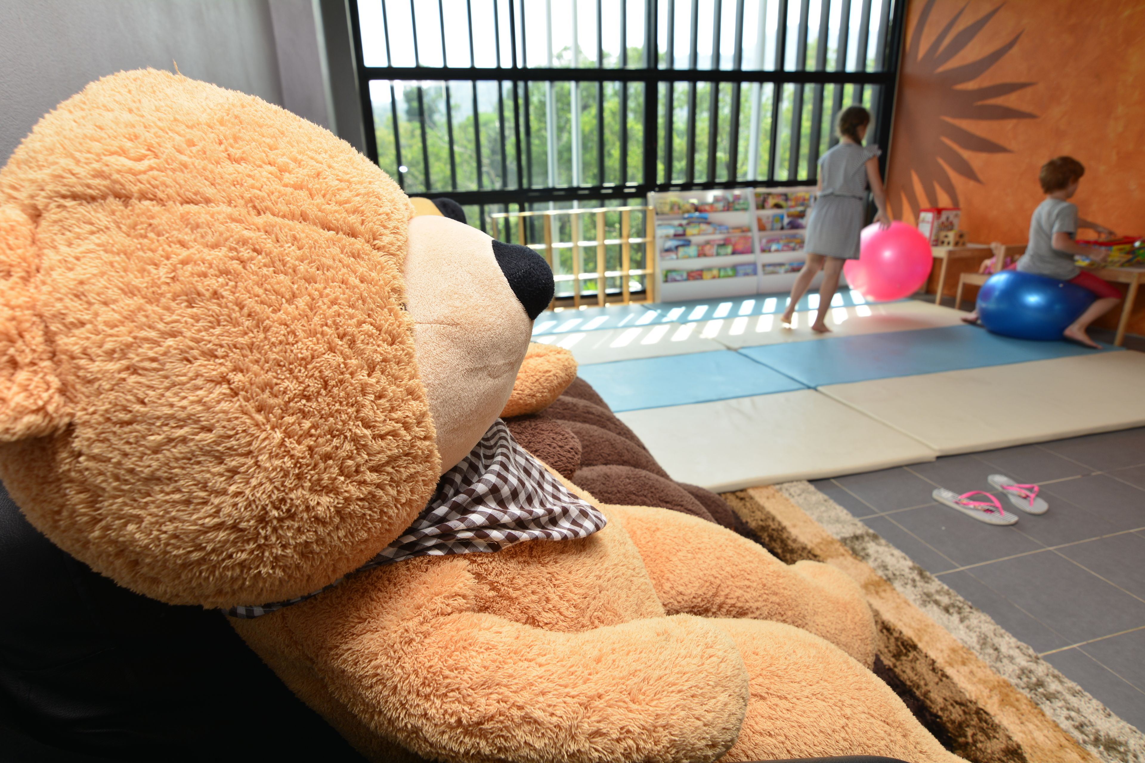 Área de juegos infantiles al aire libre