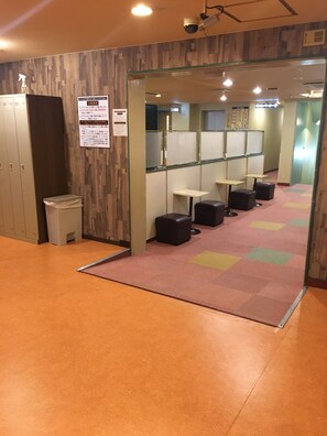 Interior entrance