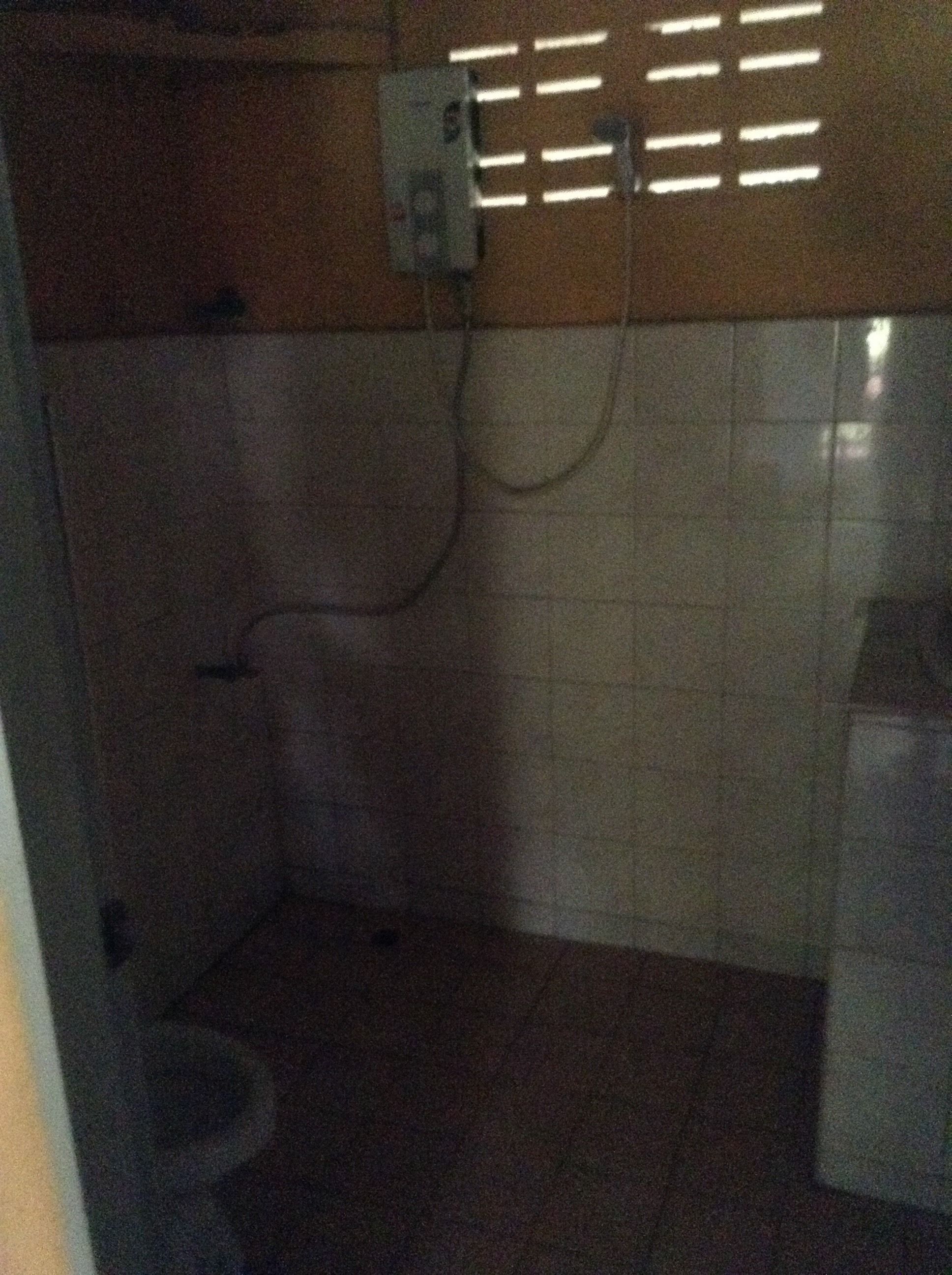 cottage (standard palm fan) | bathroom | shower, towels