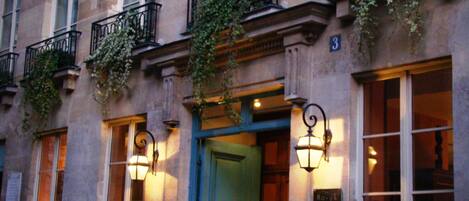 Voorkant van accommodatie