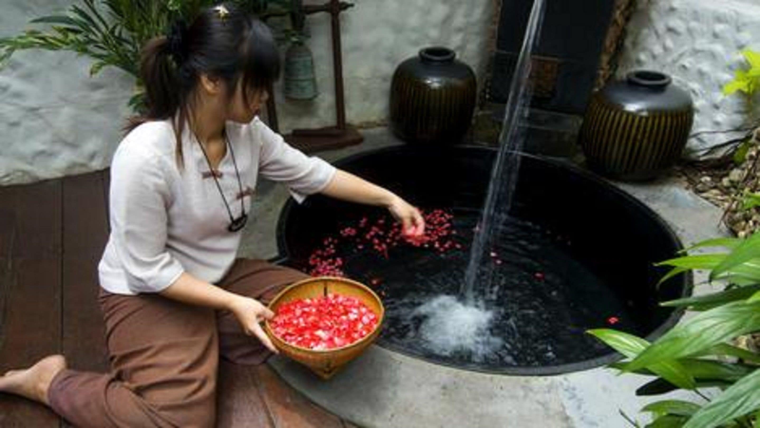 Körperbehandlungen, Aromatherapie, Ganzkörperwickelbehandlung