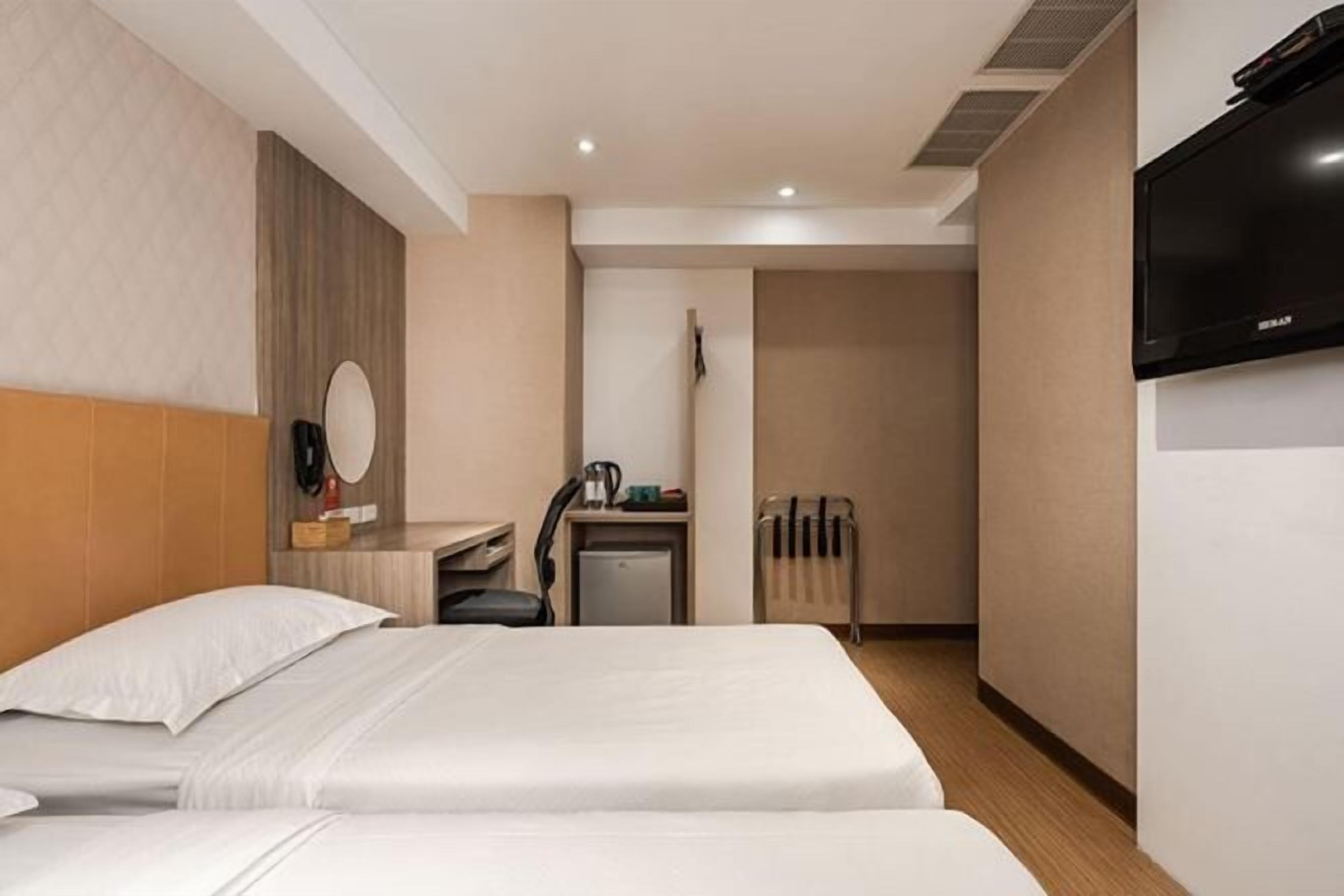 Down duvets, minibar, blackout curtains, soundproofing