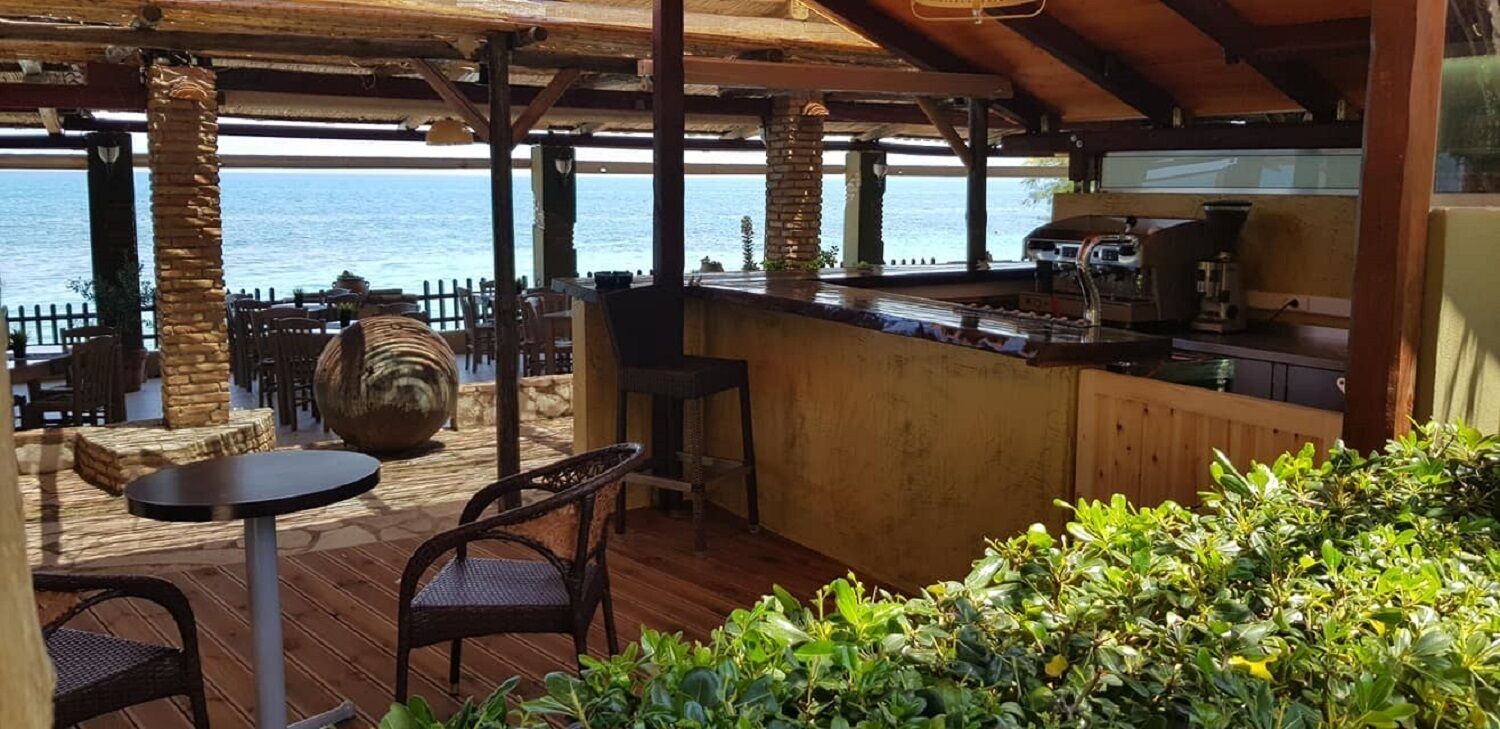 breakfast, lunch, dinner served; greek cuisine, beach views