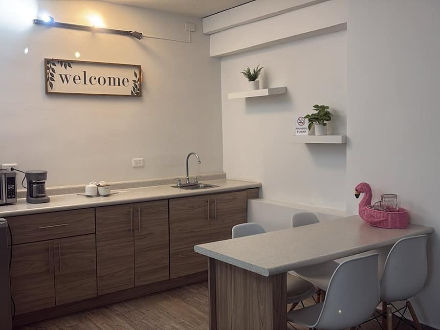 Suíte empresarial, 1 cama King | Cozinha americana privada