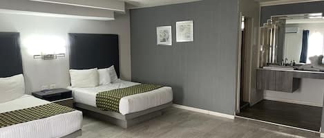 Business Studio Suite | Select Comfort beds, individually furnished, iron/ironing board