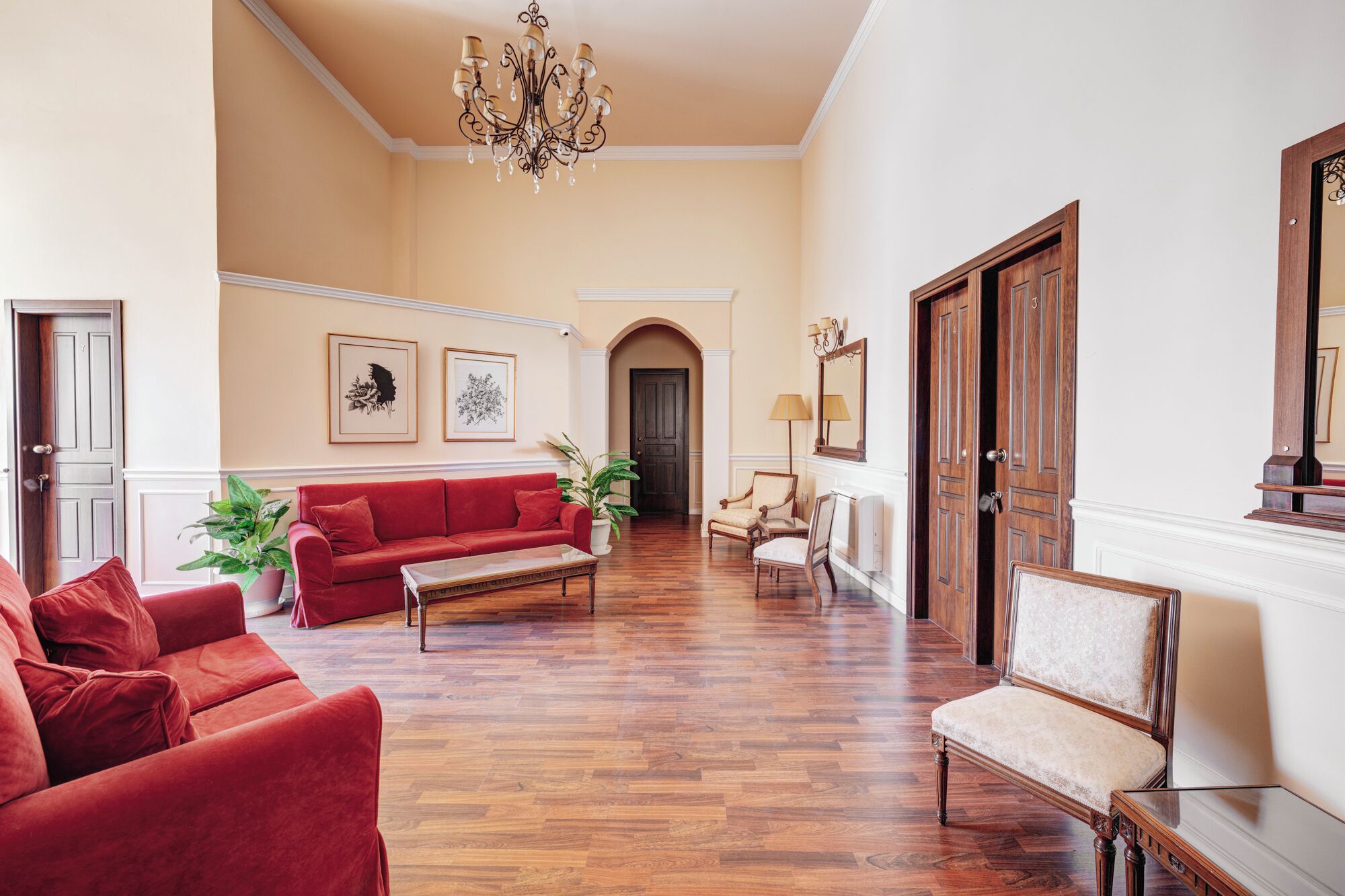 Lobby sitting area