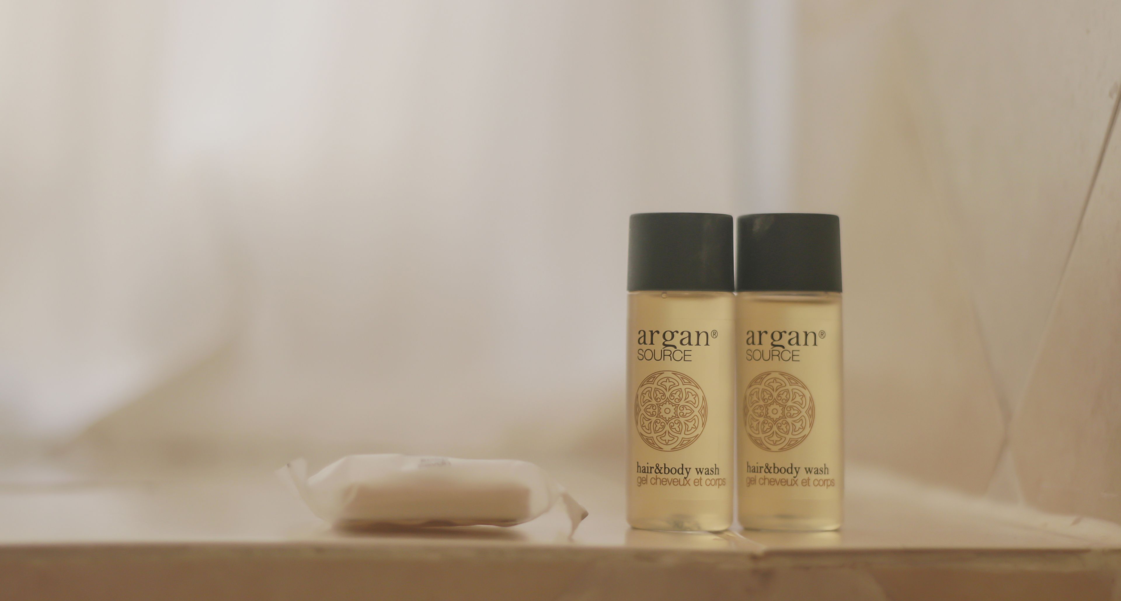 shower, free toiletries, hair dryer, slippers