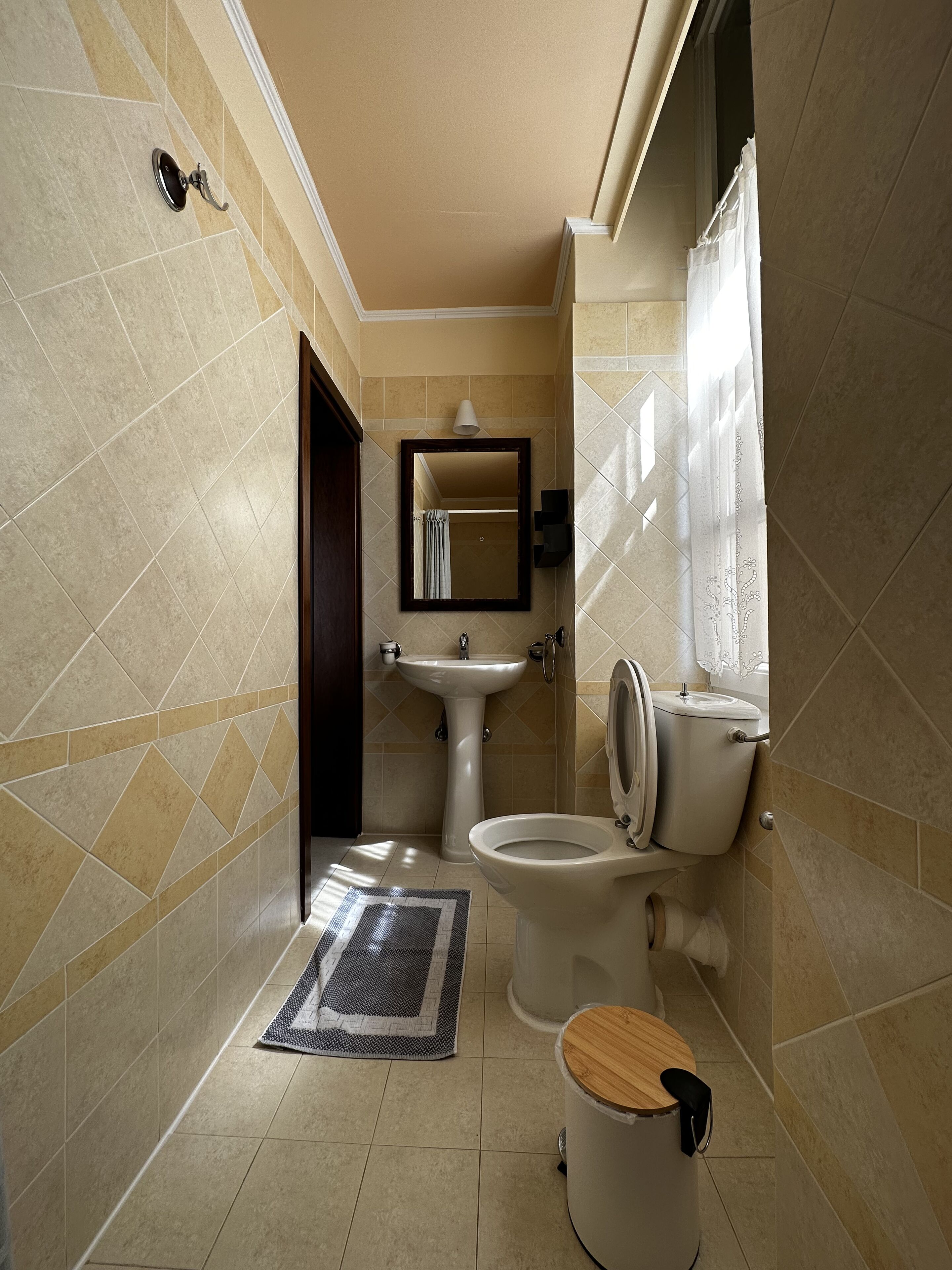 standard room, sea view | bathroom | shower, free toiletries, hair dryer, slippers