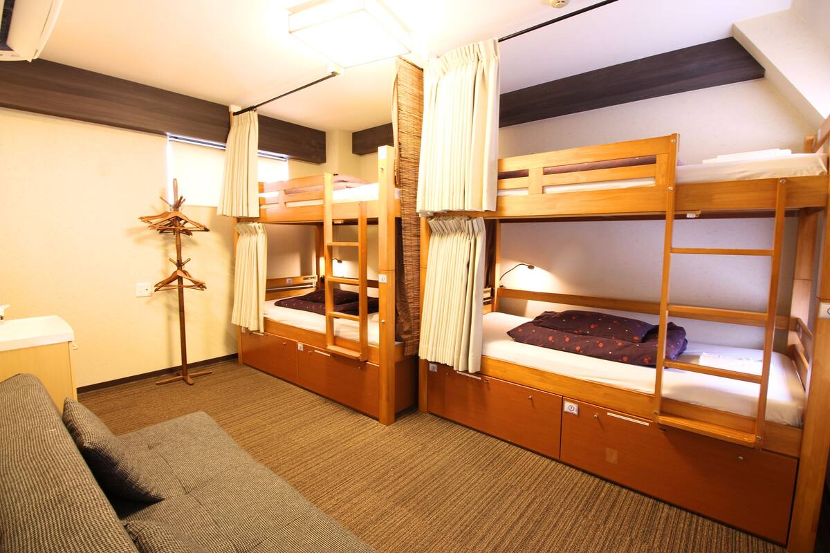 Blackout drapes, iron/ironing board (on request), WiFi (free)