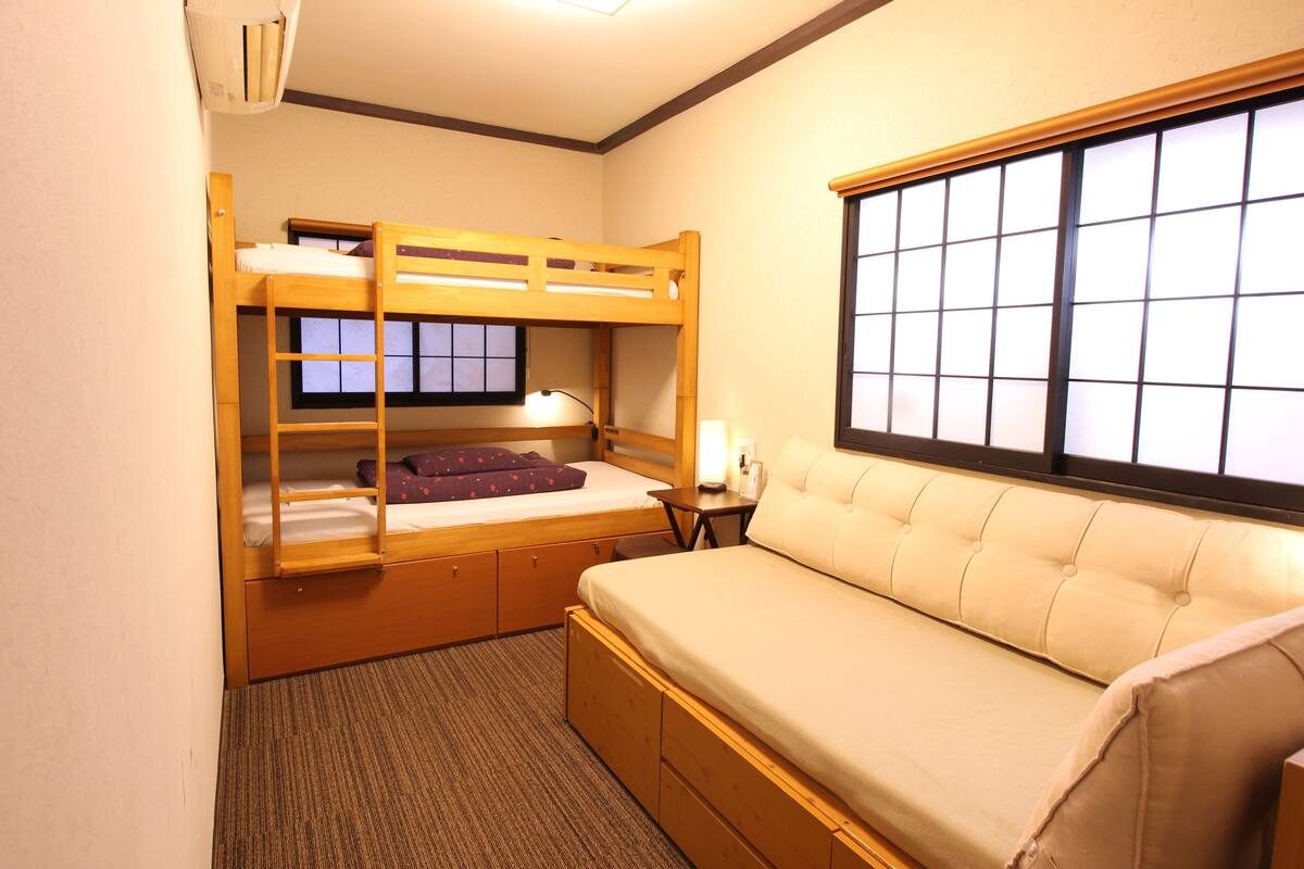 Blackout drapes, iron/ironing board (on request), WiFi (free)