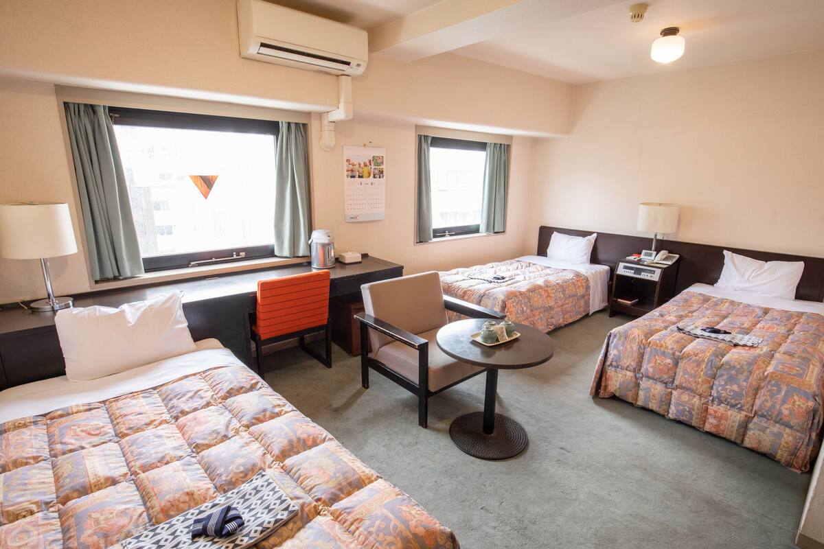 In-room safe, iron/ironing board (on request), WiFi (free), bed sheets