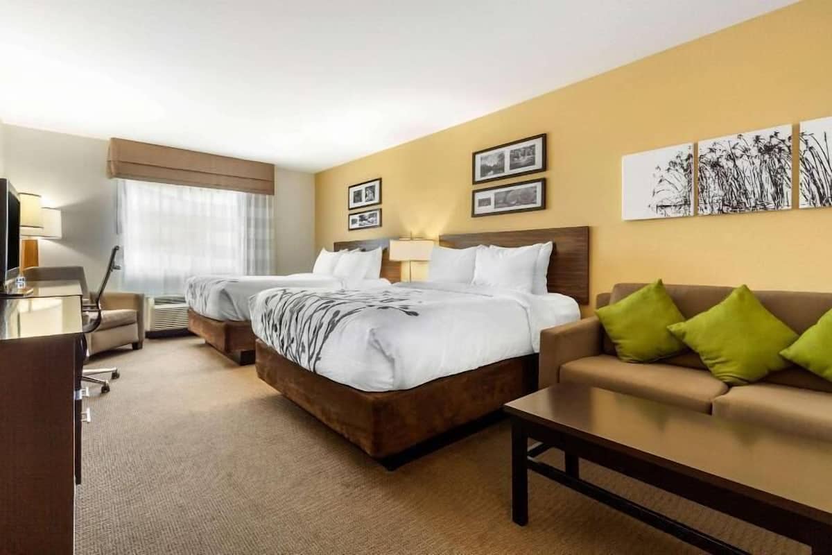 Hypo-allergenic bedding available, pillowtop beds, desk